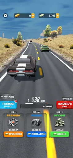 Gameplay screenshot 4 from Highway Overtake - Car Racing - Racing game